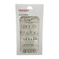 3D Charm Shining Alloy Rhinestone #9 - 30pc