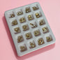 Rhinestone Set Champagne #10 | 20pc Mix Shapes