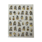 Black And gold Branches Nail Stickers  CJ-035