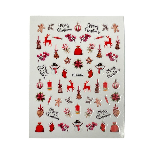 Christmas  Nail Stickers Decorations -DD-447