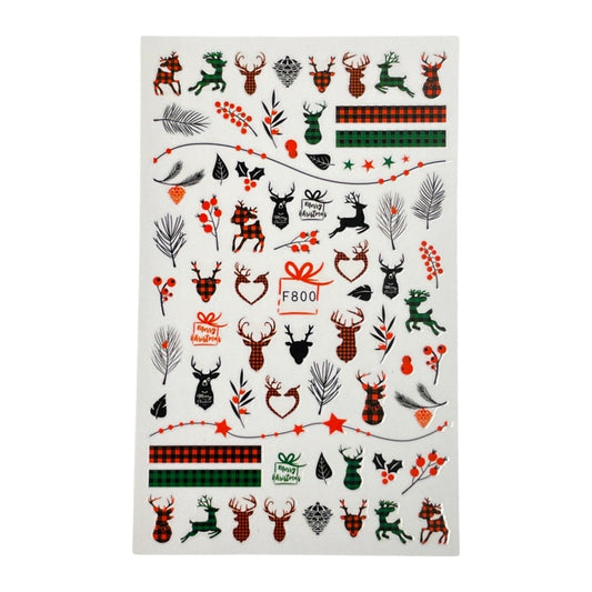 Christmas  Nail Stickers Decorations -F800