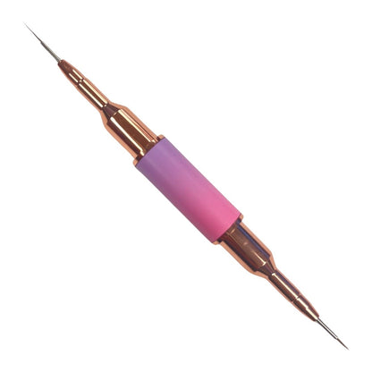Nail Art Brush Set Kolinsky - 3pc | 6 Sizes - Pink Gradient Color