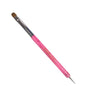 Kolinsky French Brush #12 w/ Dotting Tool (Pink)