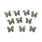 Butterfly Charms - Light Silver