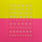 White Star Nail Sticker -XF3357YG