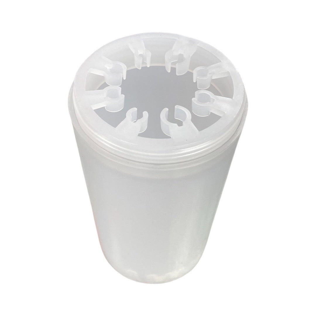 Nail Brush Cleaning Jar  Pink Color