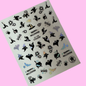 Halloween Nail Sticker - Silver CJ-149