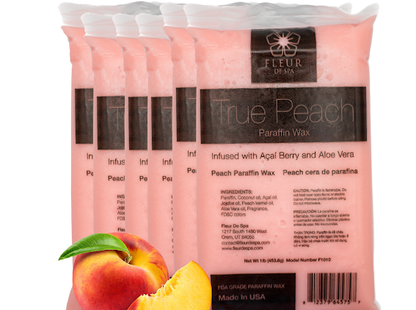 Fleur True Paraffin Wax 6lbs. (Peach)