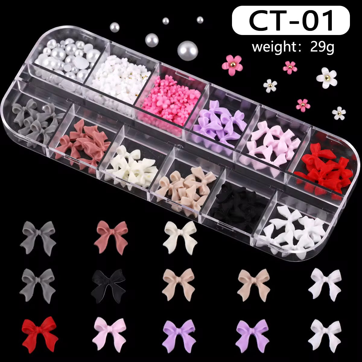 12 Grid Mix Bowties CT-01