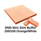 *50pc Sheet DND Mini Slim Buffer - (100/100) Orange/White
