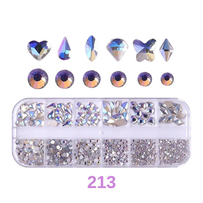 Mix Nail Crystals - 12 Styles