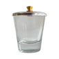 Glass Liquid Cup with Steel Lid - 2oz