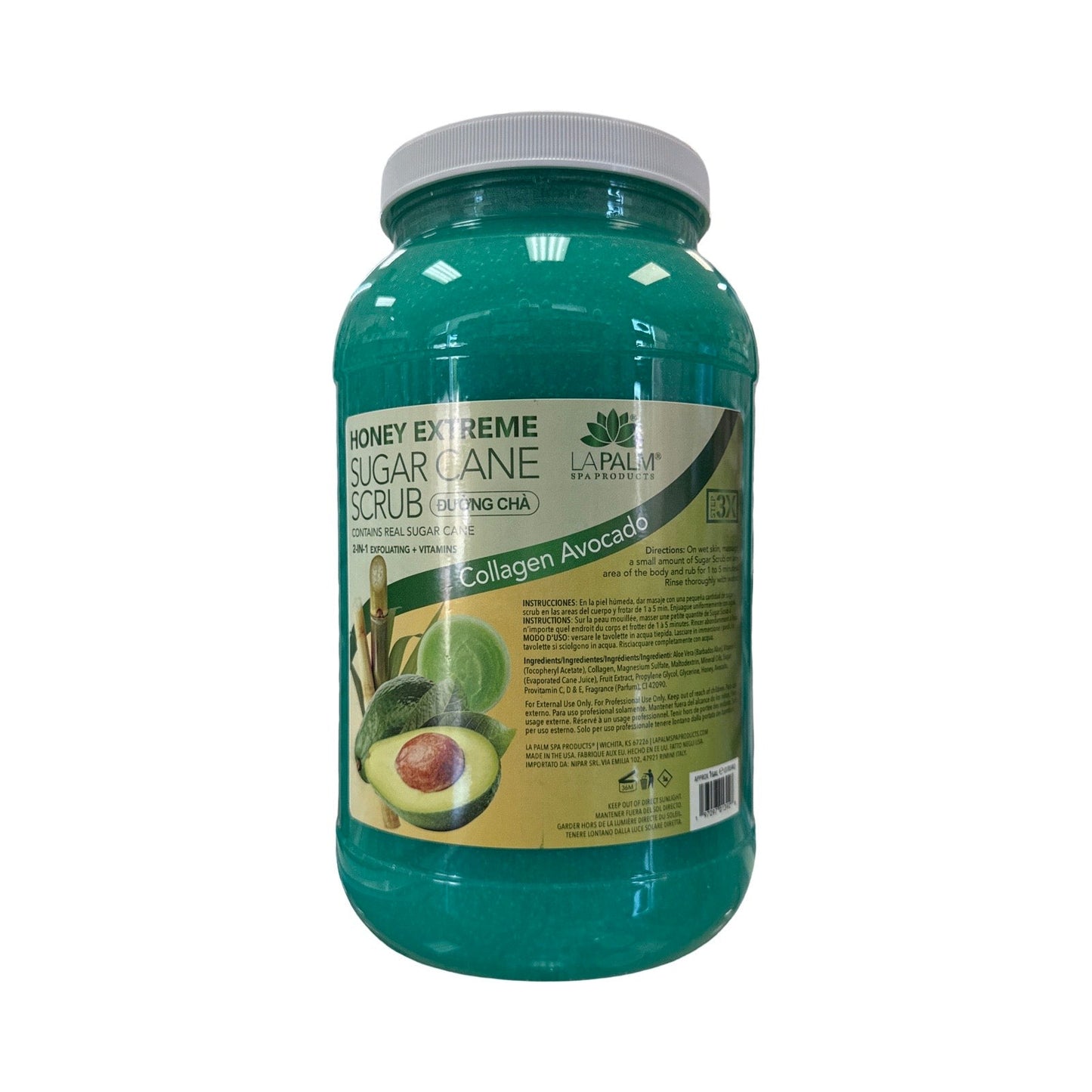 Sugar Scrub 128oz - Avocado