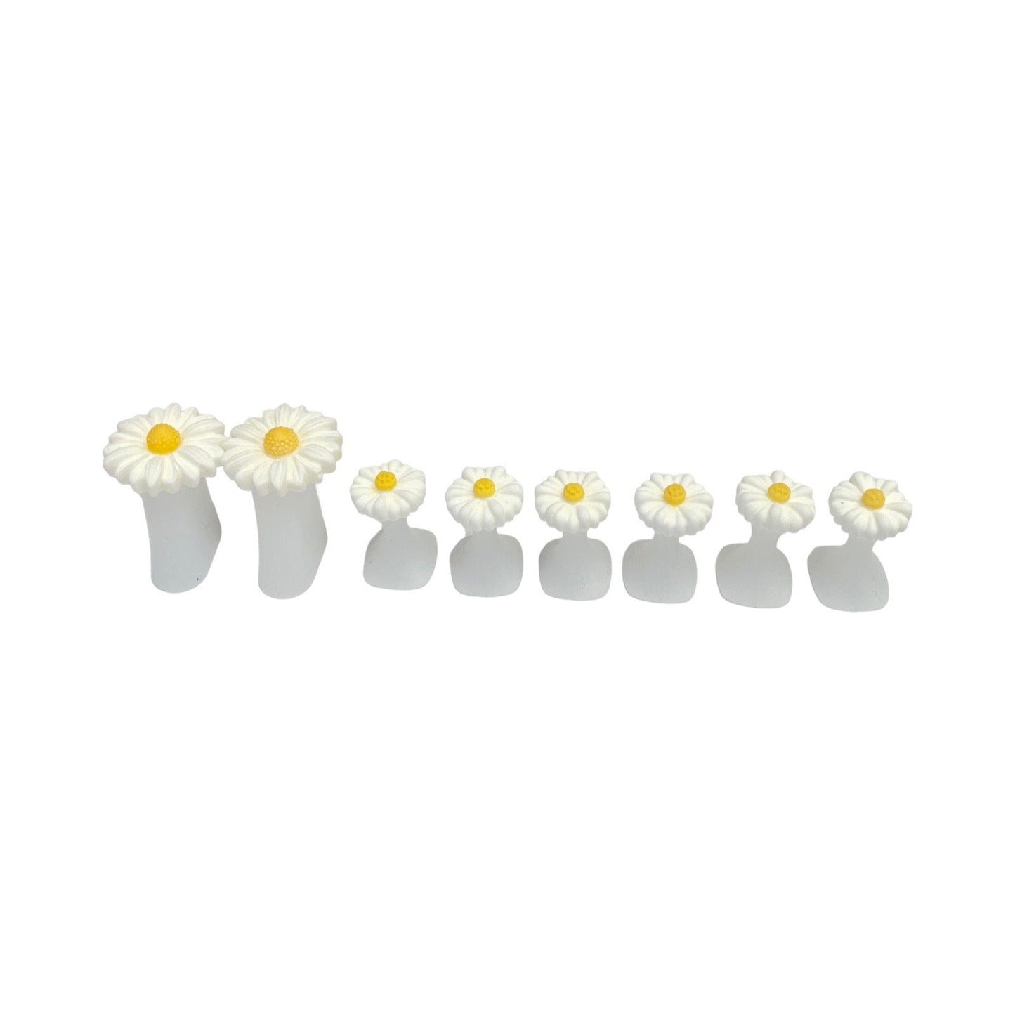 Silicone Toe Separators - 8pc Sunflower