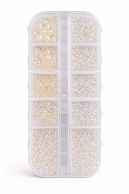 Queen - White & Milky Fluorescent Pearls - #14