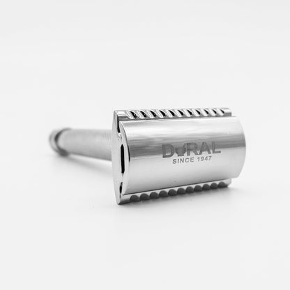 Dural Eyan Chrome Double Edge Safety Razor + Pouch