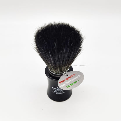 Omega Shaving Brush Black 196818 Hi-Brush Synthetic Fibre