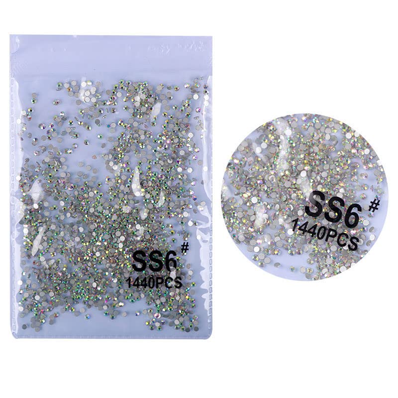AB Rhinestone  1440 Pcs  (SS6)