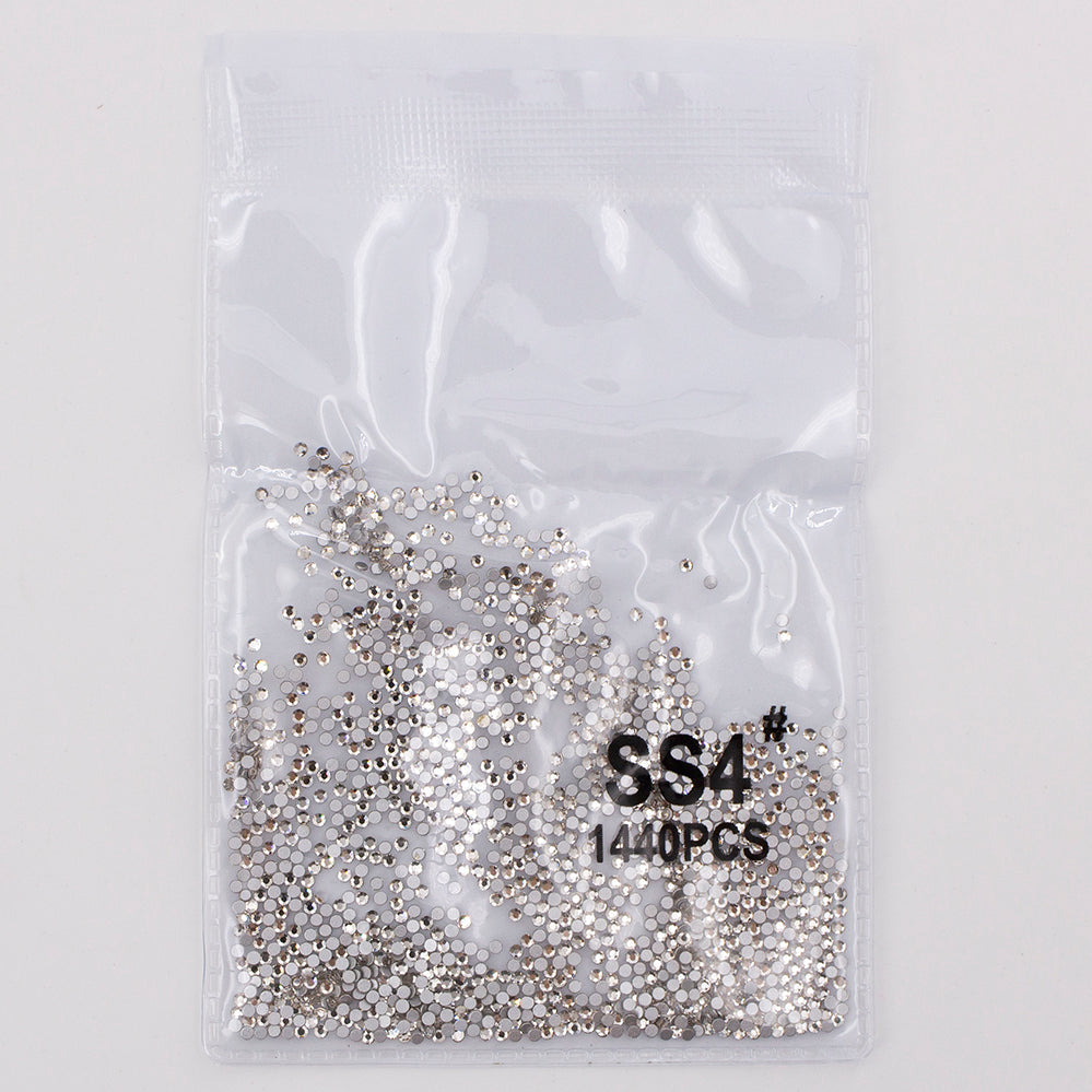 Silver Rhinestone  1440 Pcs  (SS4)