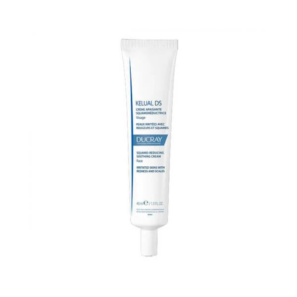 Ducray Kelual DS: Soothing, Anti-Irritation & Anti-Flaking Face Cream - Fragrance-Free Relief for Sensitive Skin & Seborrheic Dermatitis