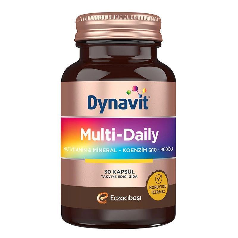 Dynavit Multivitamin Supplement - Comprehensive Vitamins &amp; Minerals with Koenzim Q10 &amp; Rodiola Extract