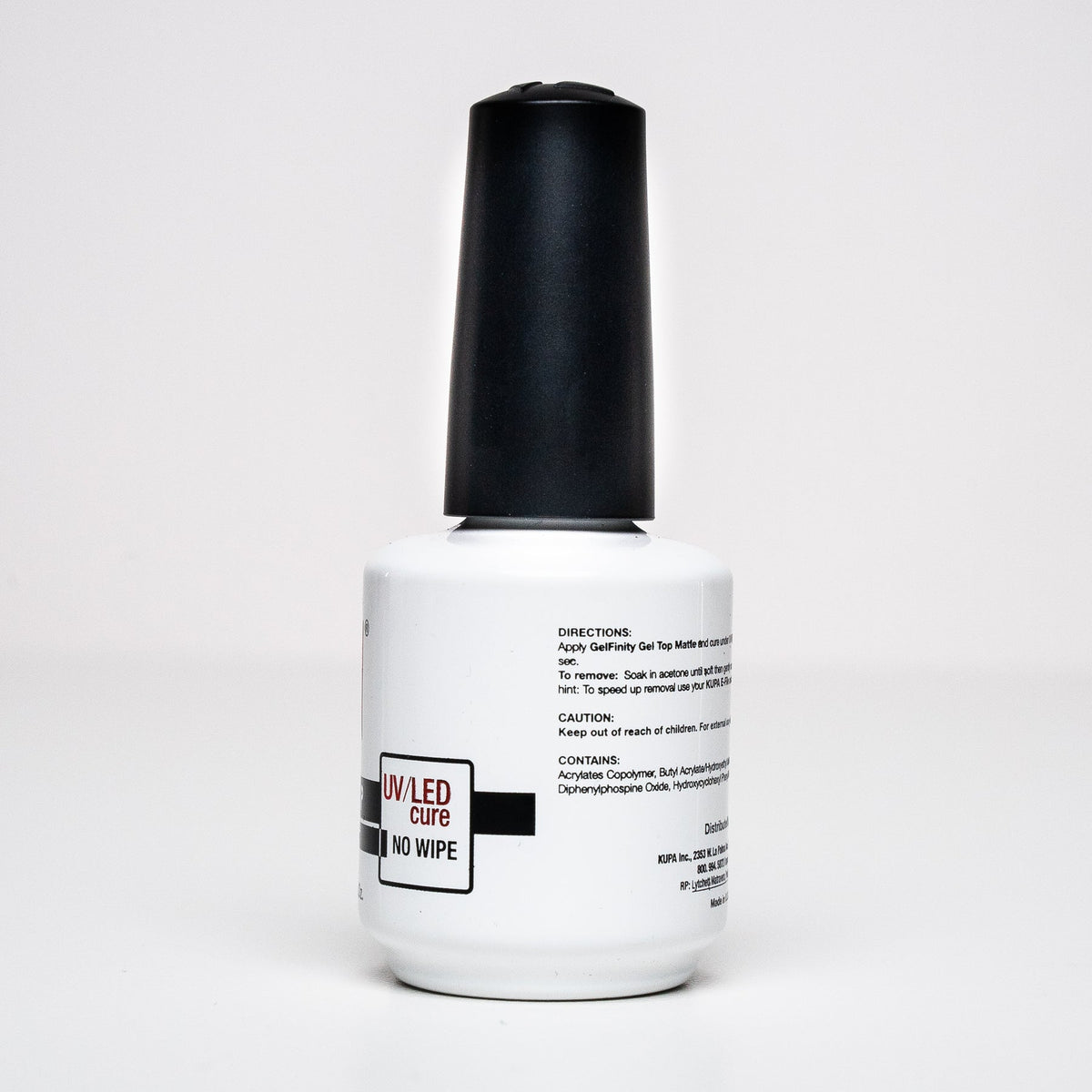 Kupa - GelFinity - Gel Topcoat Matte Finish 0.5oz