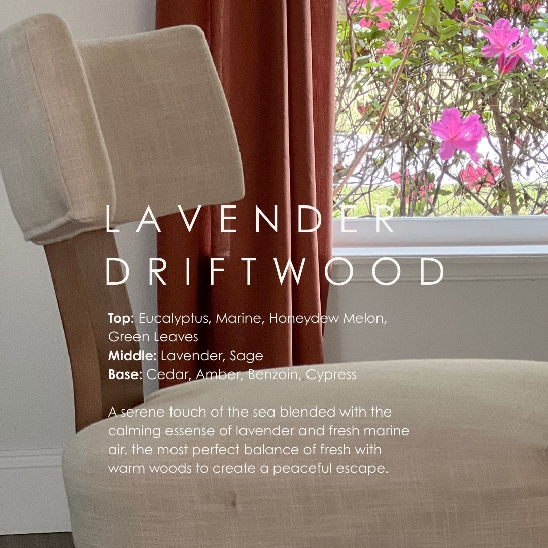 Lavender Driftwood Candle