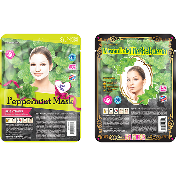 Sylphkiss -  Facial Sheet Mask - Peppermint