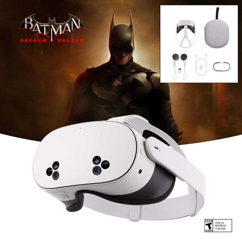 Meta Quest 3S 128GB | VR Headset — Thirty-Three Percent More Memory — 2X Graphical Processing Power — Virtual Reality without Wires — Access to 40+ Games with a 3-Month Trial of Meta Horizon+ Included