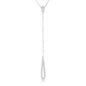 Chrisette 0.4ct CZ Classic Drop Lariat Necklace