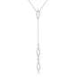 Carmela 0.6ct CZ Classic Drop Lariat Necklace