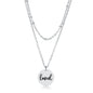 Delicate Silver Plated Necklace Loved