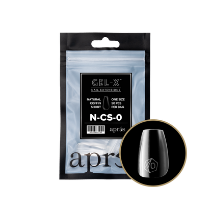 Gel-X Natural Coffin Short 2.0 Refill Bag