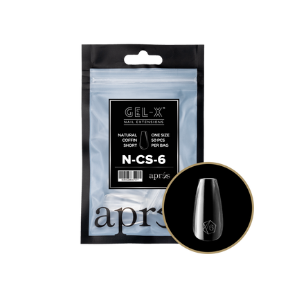 Gel-X Natural Coffin Short 2.0 Refill Bag