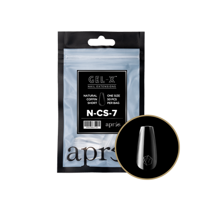 Gel-X Natural Coffin Short 2.0 Refill Bag