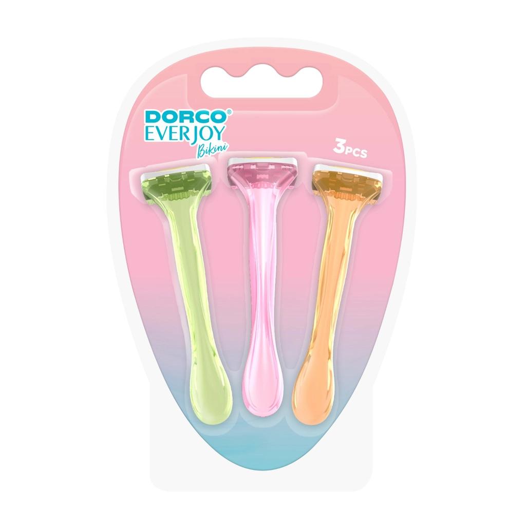 Dorco Everjoy Shai Bikini Disposable Razors 3-Count