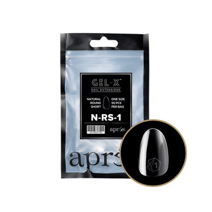 Gel-X Natural Round Short 2.0 Refill Bag