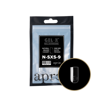 Gel-X Natural Square Extra Short 2.0 Refill Bag