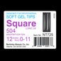 Berkeley - Soft Gel Tip | 504 Tips | Half-Cover | SQUARE