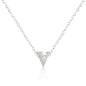 Micro-Pave Initial V Pendant