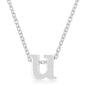 Finish Initial U Pendant