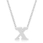 Finish Initial X Pendant