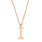 Elaina Stainless Steel I Initial Necklace