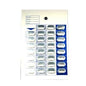 Punchcard pressure sensitive hs 31 dose 250ct