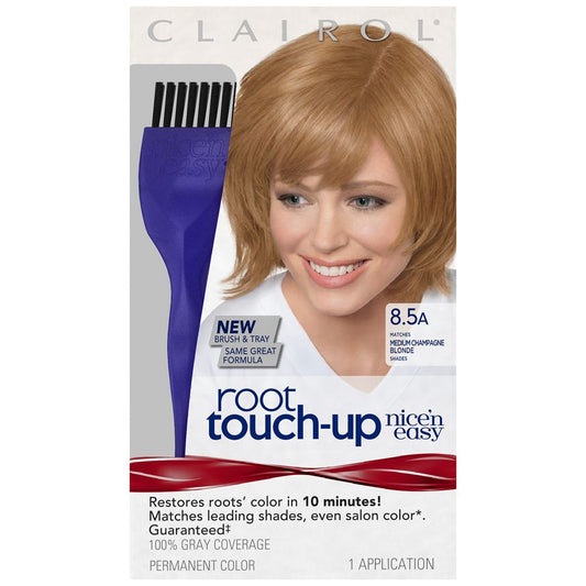 Clairol 2 Root Touch-Up Nice'n Easy Permanent Hair Color 8.5A Medium Ash Blonde