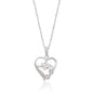 #1 Mom Heart Pendant