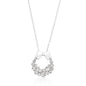 Holiday Wreath Crystal Pendant