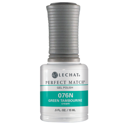 PMS076N Green Tambourine- Gel Polish & Nail Lacquer 1/2oz.