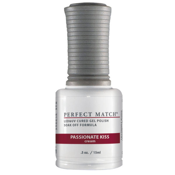 PMS191 Passionate Kiss - Gel Polish & Nail Lacquer 1/2oz.