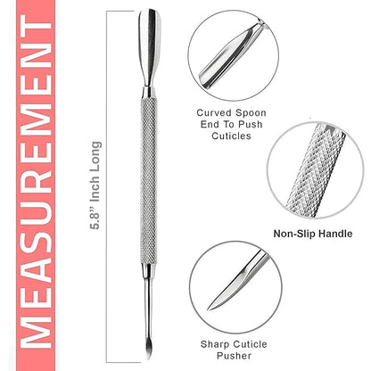Cuticle Pusher w/ Long Cleaner #2